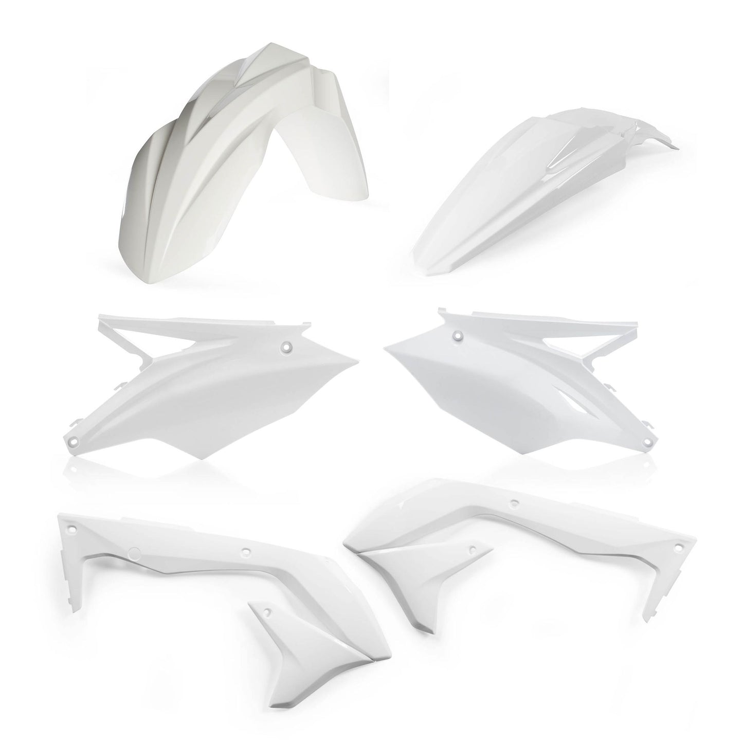 KIT PLASTICHE KAWASAKI KXF 450 2018 USA ACERBIS BIANCO