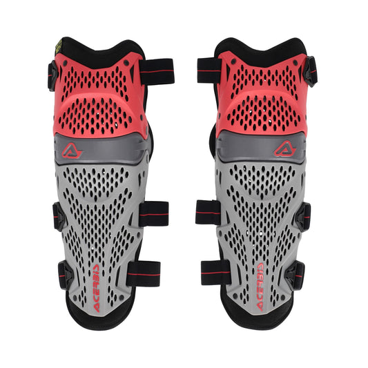 GINOCCHIERA IMPACT PRO ACERBIS ROSSO/GRIGIO