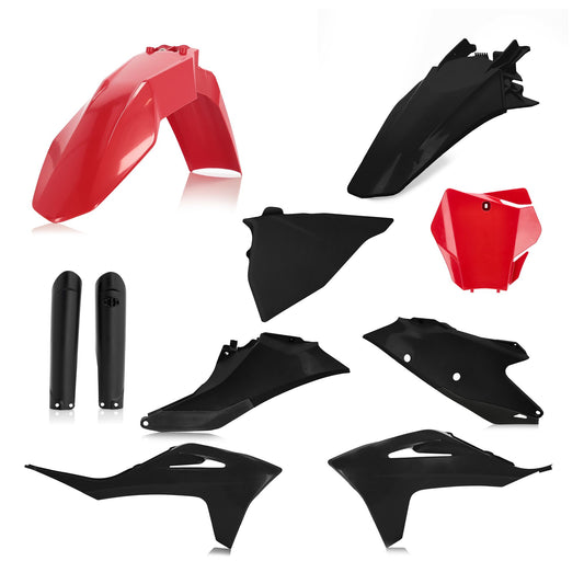 KIT PLASTICHE COMPLETO GASGAS MC/MCF21 ACERBIS ROSSO/NERO