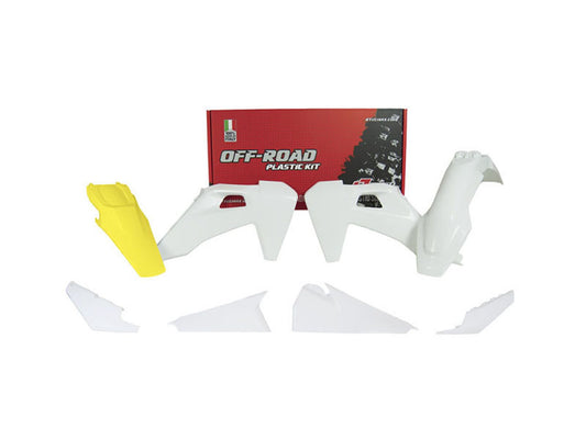 Kit Plastiche Racetech HUSQVARNA 150/250/300/350/450/501 SENZA PARASTELI 2020-2023 Kit Completo Enduro