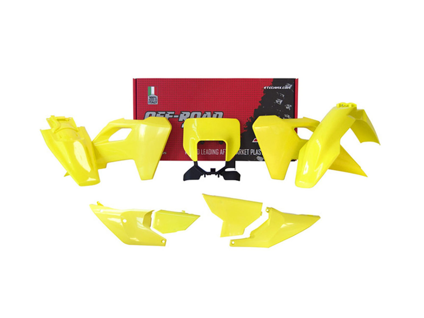 Kit Plastiche Racetech HUSQVARNA 150/250/300/350/450/501 2024-2025 Kit GIALLO HUSQVARNA