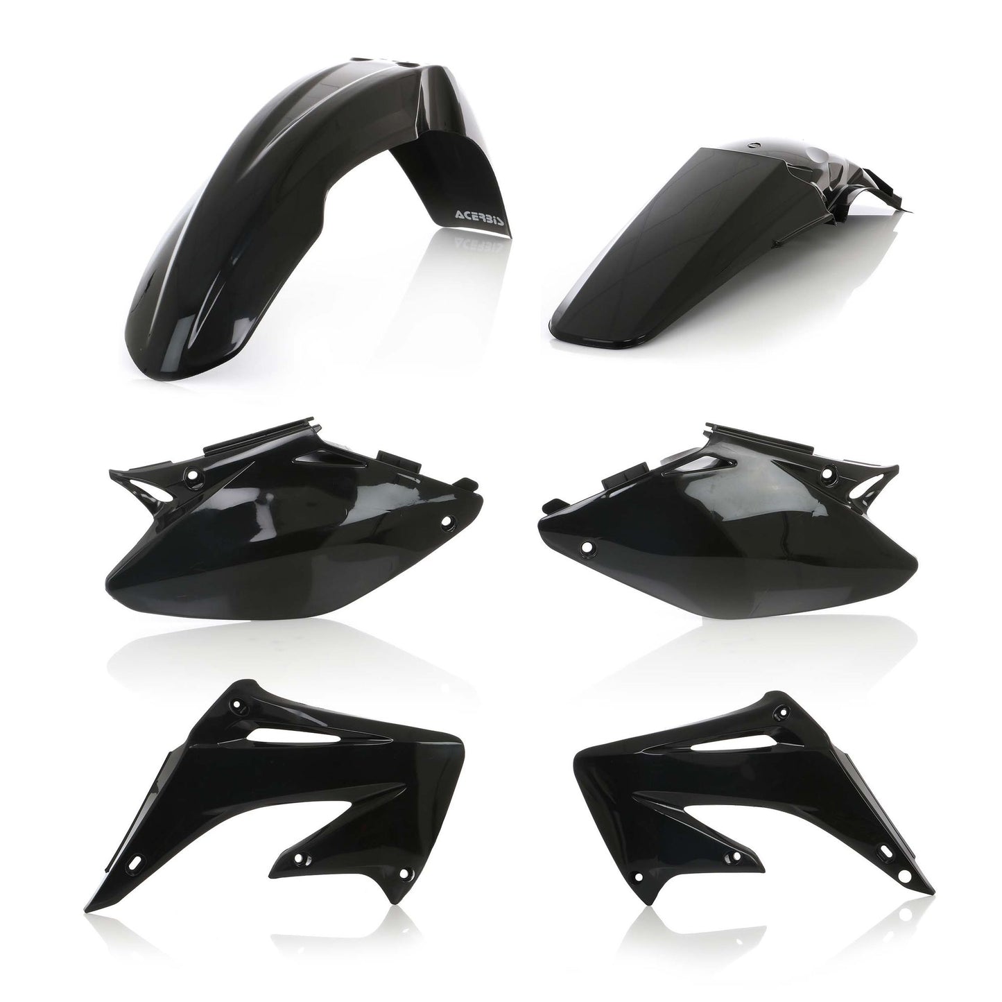 KIT PLASTICHE HONDA CR 125R/250R 04-07 ACERBIS NERO