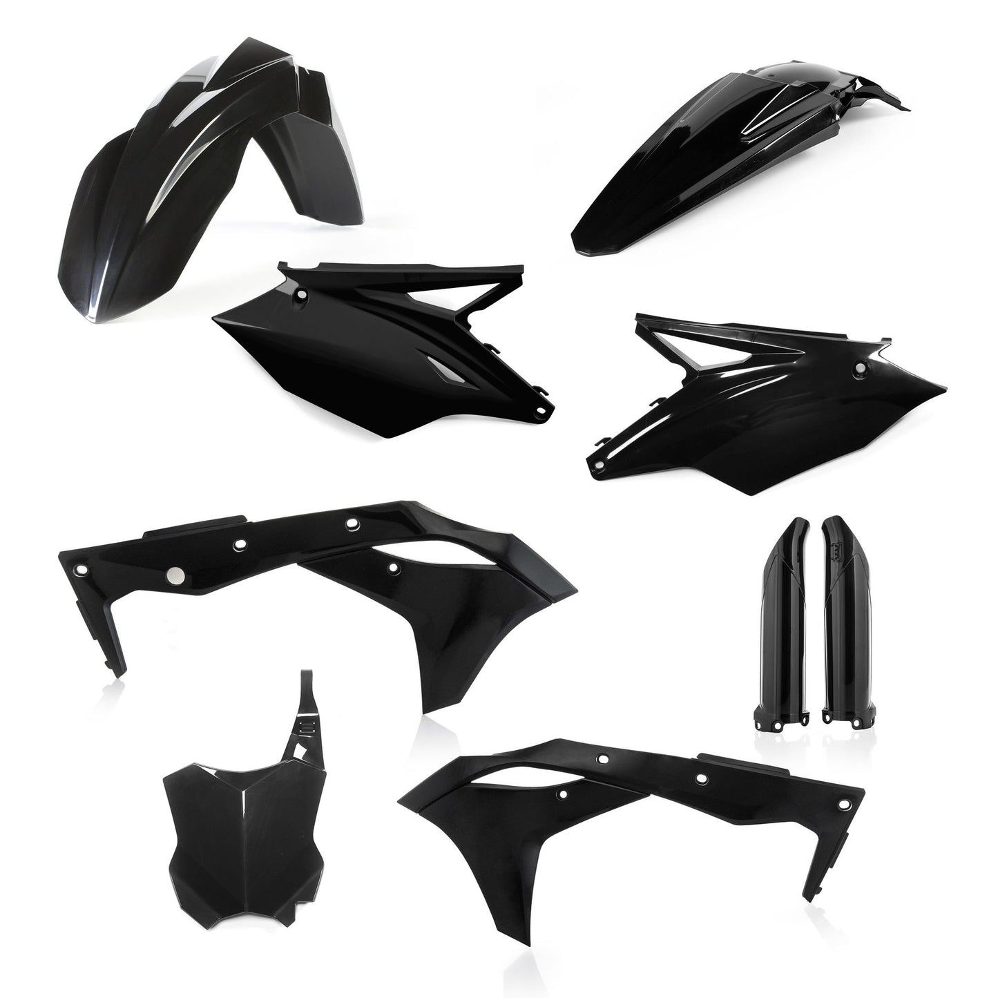 KIT PLASTICHE COMPLETO KAWASAKI KXF250 19 ACERBIS NERO