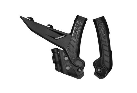 Racetech PROTEZIONE TELAIO BI-MATERIALE KTM 125/250/300/350/450/500 2023-2026 NERO