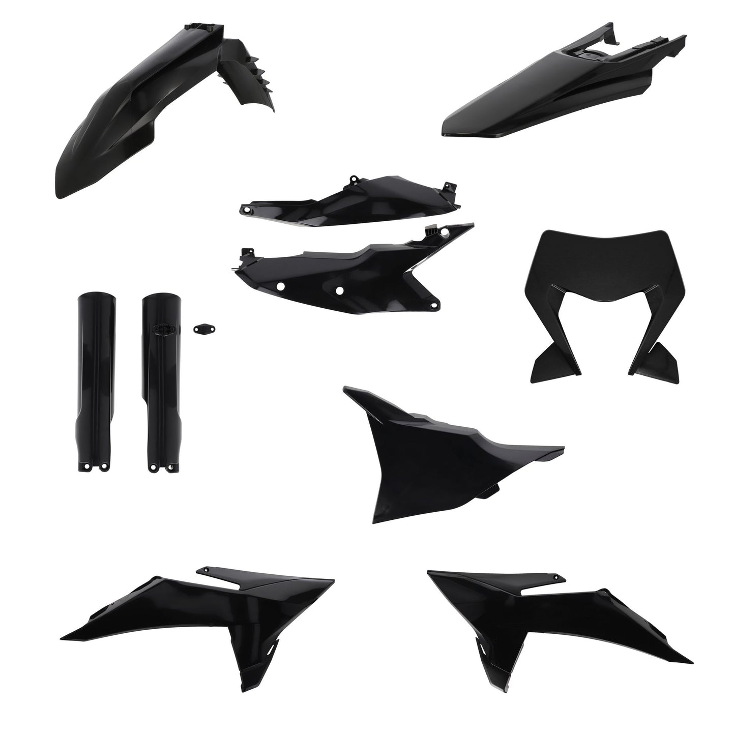 FULLKIT PLASTICHE COMPATIBILE PER K EXC-F 26 ACERBIS NERO