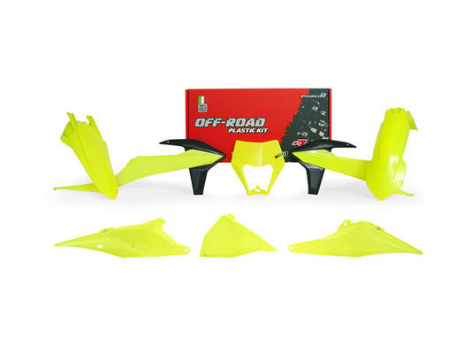 Kit Plastiche Racetech KTM 150/250/300/350/450/500 SENZA PARASTELI 2019-2023 Kit GIALLO NEON