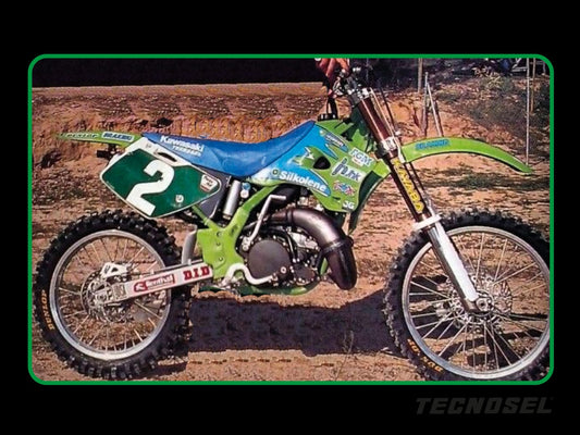 Kit Adesivi Replica Team Kawasaki 1996 Blackbird Kawasaki KX 250 1994-1998