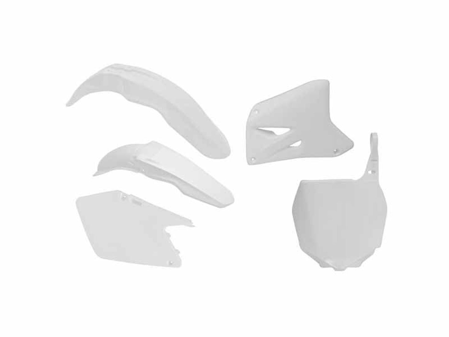 Kit Plastiche Racetech SUZUKI RM 125/250 2001-2012 Kit Completo Enduro Motocross BIANCO