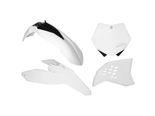 Kit Plastiche Racetech KTM 125/250/450/505 SENZA PARASTELI 2007-2010 Kit Completo Enduro BIANCO