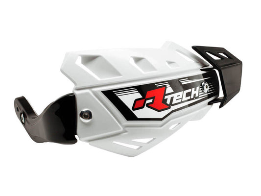 Paramani Racetech FLX ATV CON KIT MONTAGGIO Protezione Mani Enduro BIANCO