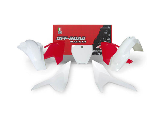 Kit Plastiche Racetech HUSQVARNA 125/250/350/450 SENZA PARASTELI 2016-2019 Kit Completo Enduro