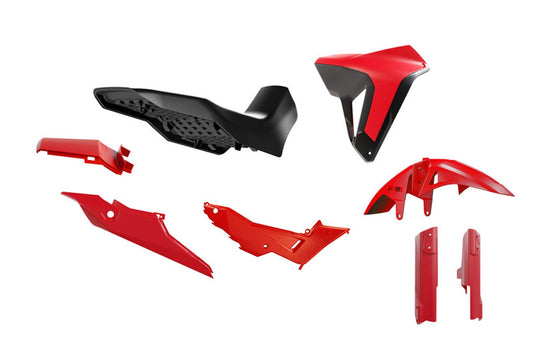 Kit Plastiche Racetech HONDA TRANSALP 750 REVOLUTION 2023-2025 Kit ROSSO-NERO-ROSSO