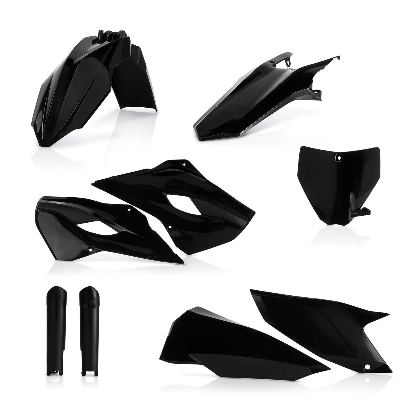 PLASTICHE KIT COMPLETO HUSQVARNA 2014 ENDURO ACERBIS NERO