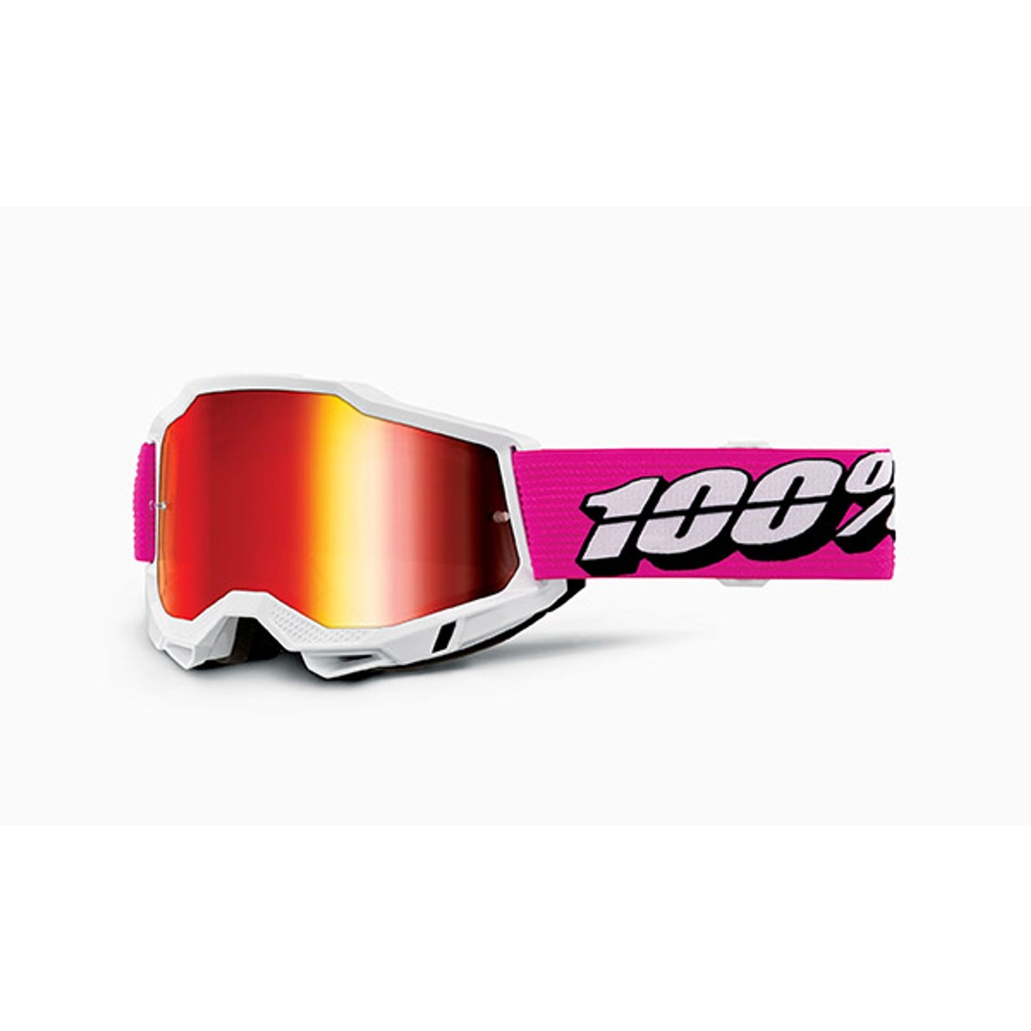 MASCHERA 100% ACCURI 2 ROY - LENTE A SPECCHIO ROSSA