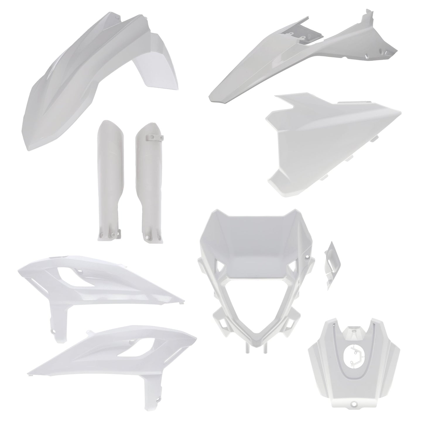 FULLKIT PLASTICHE PER B X-PRO 25 ACERBIS BIANCO