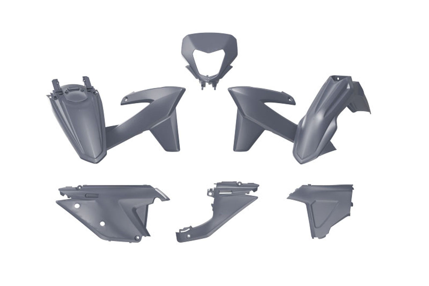 Kit Plastiche Racetech SHERCO 125/250/300/450/500 SENZA PARASTELI 2025-2026 Kit GRIGIO SHERCO