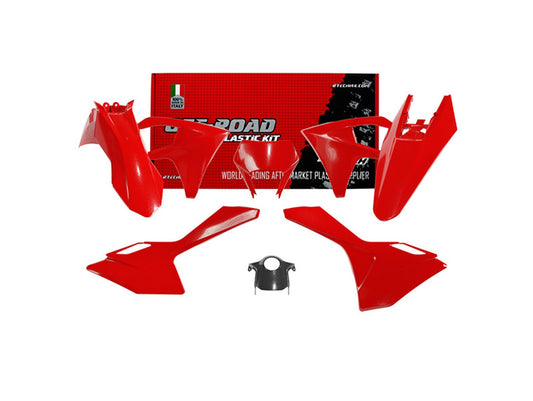 Kit Plastiche Racetech GASGAS EC 125/250/300/350/450/500 2024-2026 Kit ROSSO GG - NERO