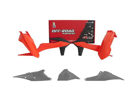 Kit Plastiche Racetech KTM 150/250/300/350/450/500 SENZA TABELLA ANTERIORE 2019-2023 Kit Completo Enduro