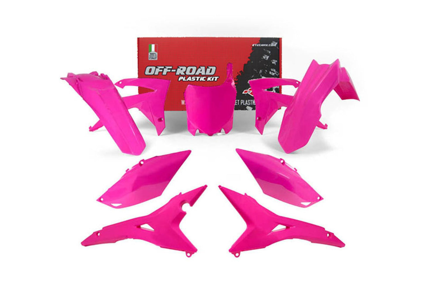 Kit Plastiche Racetech HONDA CRF 250/450 2013-2017 Kit ROSA FLUO
