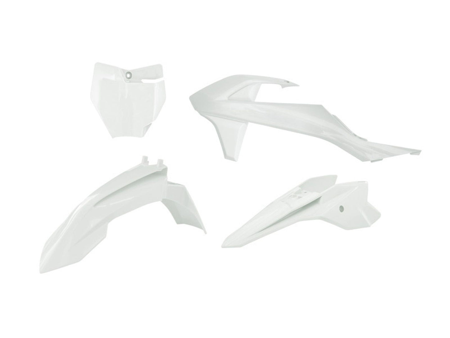 Kit Plastiche Racetech KTM 50 GASGAS 2021-2024 Kit Completo Enduro Motocross BIANCO