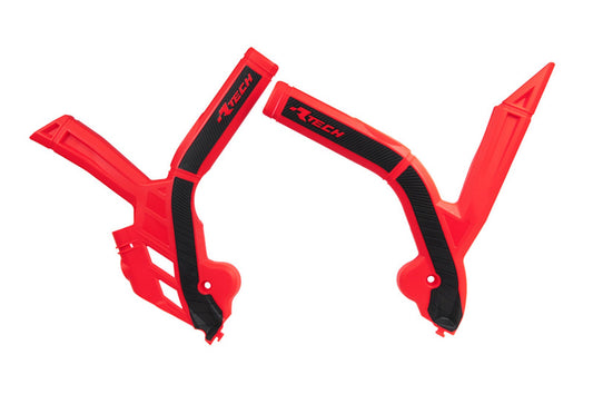 Racetech PROTEZIONE TELAIO BI-MATERIALE BETA RR 125/200/250/300/350/390 2020-2024 ROSSO BETA-NERO