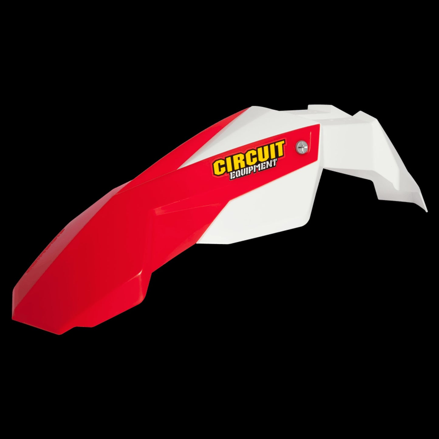 Parafango anteriore Circuit Stealth bianco / rosso fluo