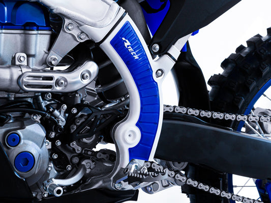 Racetech PROTEZIONE TELAIO BI-MATERIALE YAMAHA YZ 250/450 2019-2026 NERO