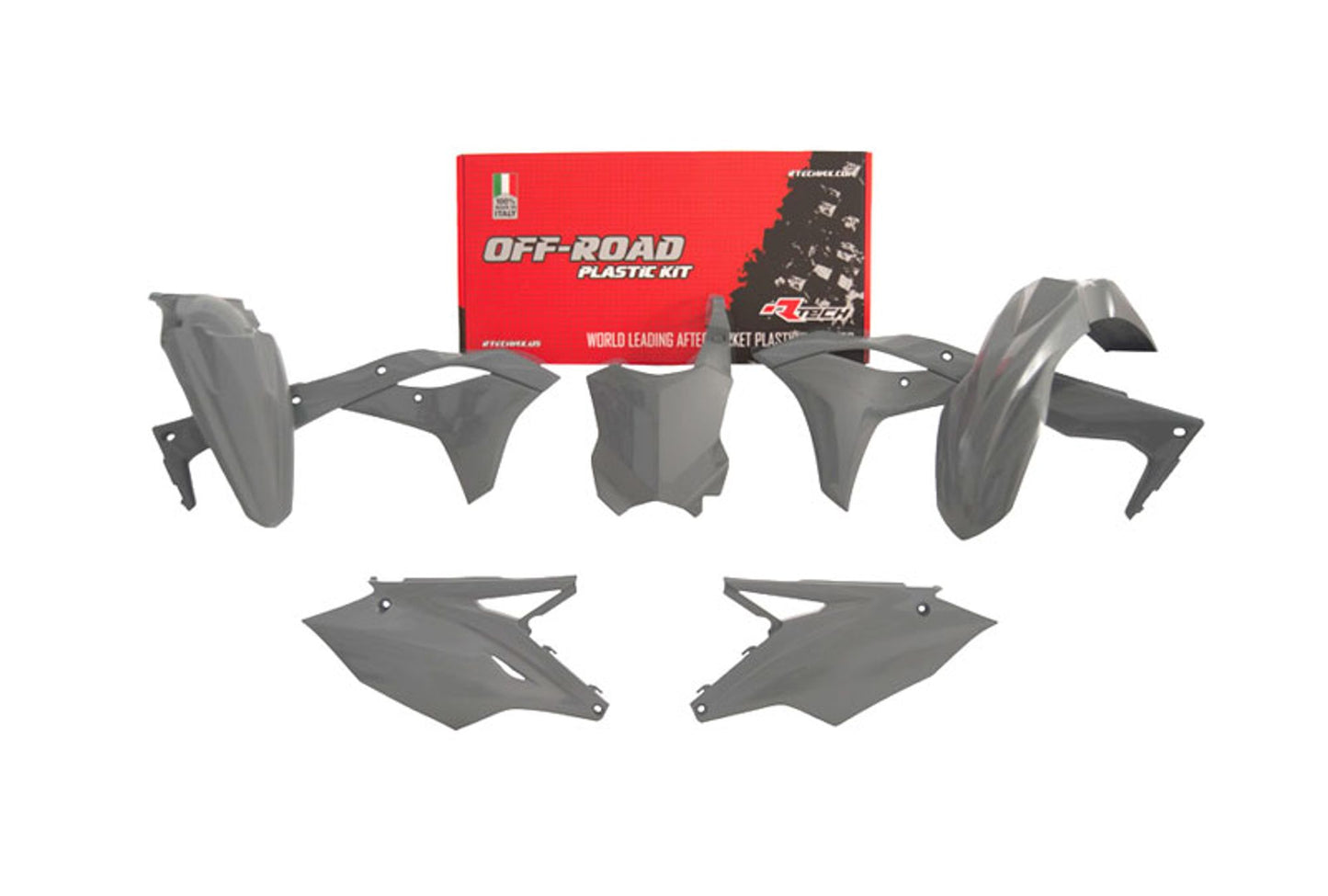 Kit Plastiche Racetech KAWASAKI KX 250 2017-2020 Kit GRIGIO QUANTUM