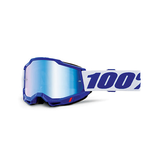 MASCHERA 100% ACCURI 2 BLUE - LENTE A SPECCHIO BLU