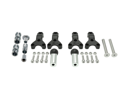 Paramani Racetech KIT MONTAGGIO PARAMANI HP3 SPECIFICO Mani NERO-ARGENTO