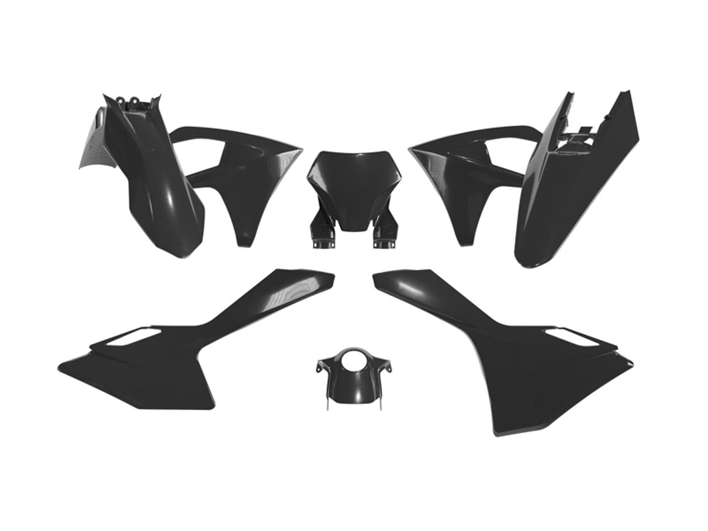 Kit Plastiche Racetech GASGAS MC 125/150/250/350/450 2023-2026 Kit Completo Enduro Motocross NERO