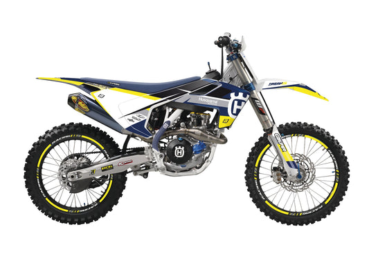 Kit Adesivi Dream 5 Chrome Blackbird Husqvarna TC 125 2016-2018