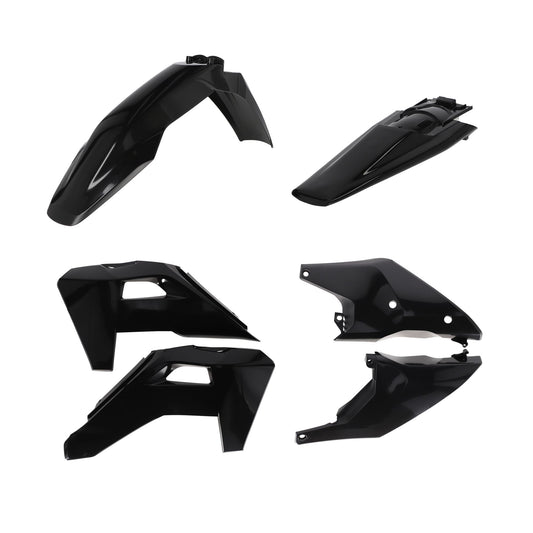 KIT PLASTICHE COMPATIBILE PER HU TC/FC25 ACERBIS NERO
