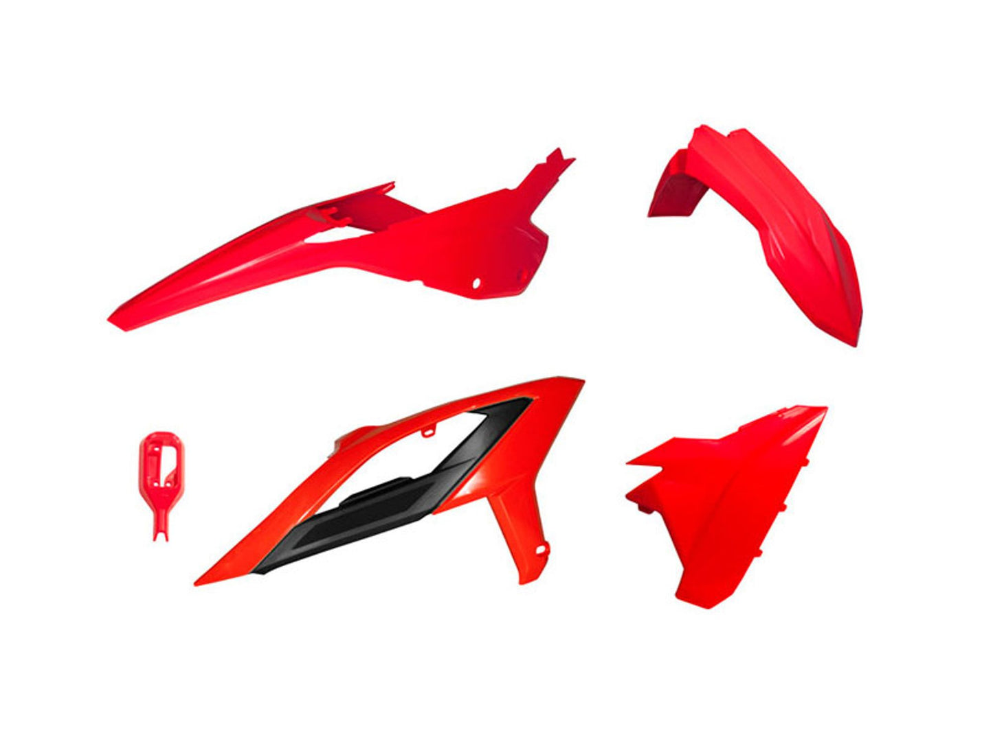 Kit Plastiche Racetech BETA RR 125/200/250/300/350/390/430/480 SENZA TABELLA ANTERIORE 2023-2024 Kit ROSSO BETA