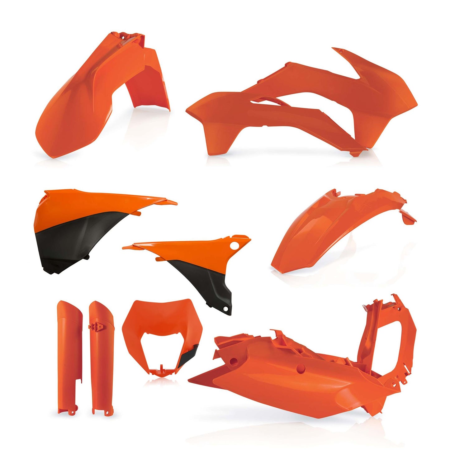 KIT PLASTICHE COMPLETO KTM EXC EXC-F 2014 ACERBIS ARANCIONE