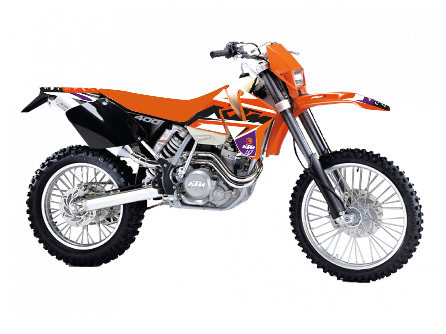 Kit Adesivi Dream 5 Blackbird Ktm SX 250 1998-2000