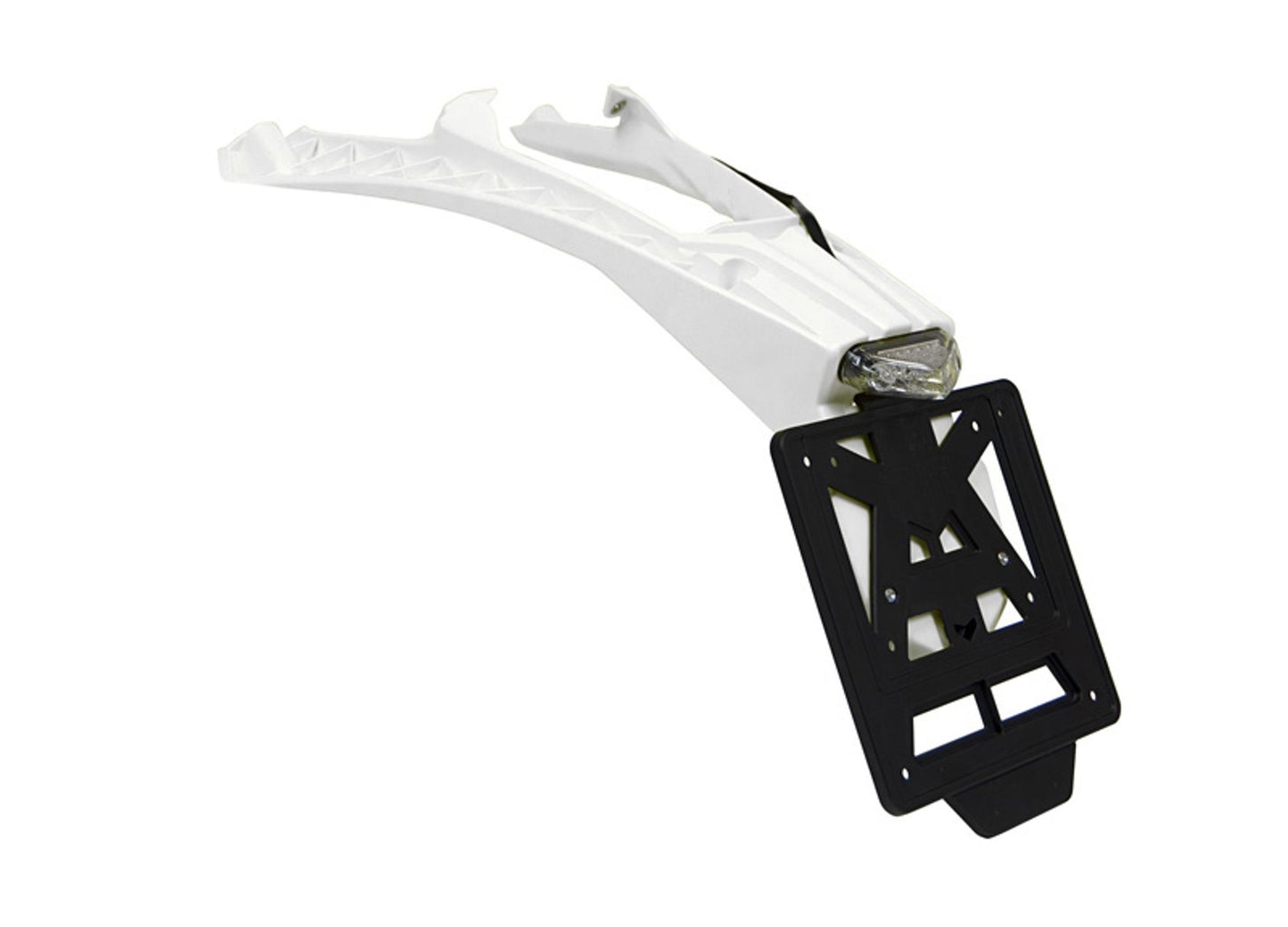 Racetech PORTATARGA INTEGRA HUSQVARNA 150/250/300 STREET LEGAL 2017-2019 BIANCO