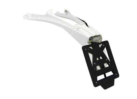 Racetech PORTATARGA INTEGRA HUSQVARNA 150/250/300 STREET LEGAL 2017-2019 BIANCO