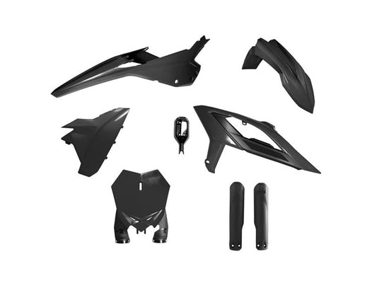 Kit Plastiche Racetech BETA RR CON PARASTELI 2021-2024 Kit Completo Enduro NERO