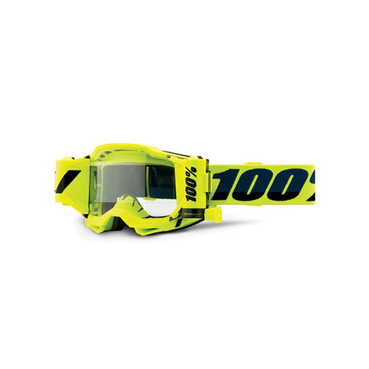 MASCHERA 100% ACCURI 2 FORECAST YELLOW V1 - LENTE TRASPARENTE
