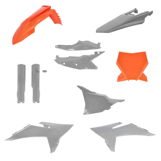 FULLKIT PLASTICHE COMPATIBILE PER K SXF 25 ACERBIS ARANCIONE/GRIGIO