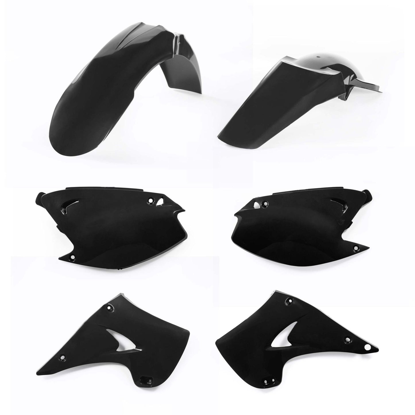 KIT PLASTICHE KAWASAKI KX 125/250 03-08 ACERBIS NERO