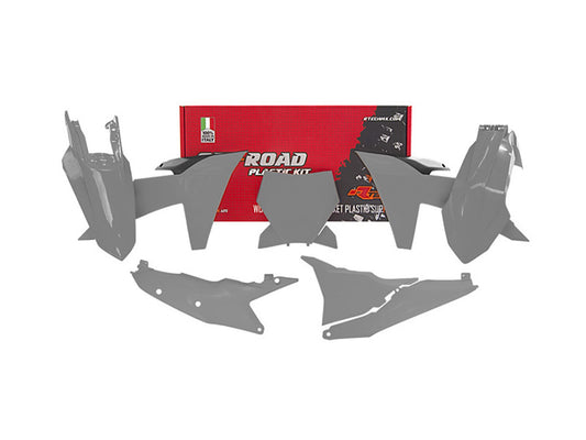 Kit Plastiche Racetech KTM 125/250/300/350/450 SENZA PARASTELI 2023-2024 Kit GRIGIO QUANTUM
