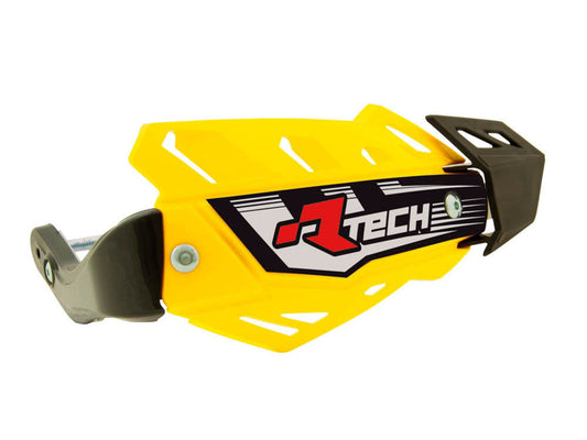 Paramani Racetech FLX ATV CON KIT MONTAGGIO Protezione Mani Enduro GIALLO RMZ
