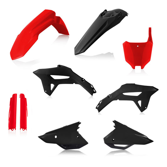 KIT PLASTICHE COMPLETO HONDA CRF450 2021 ACERBIS ROSSO/NERO
