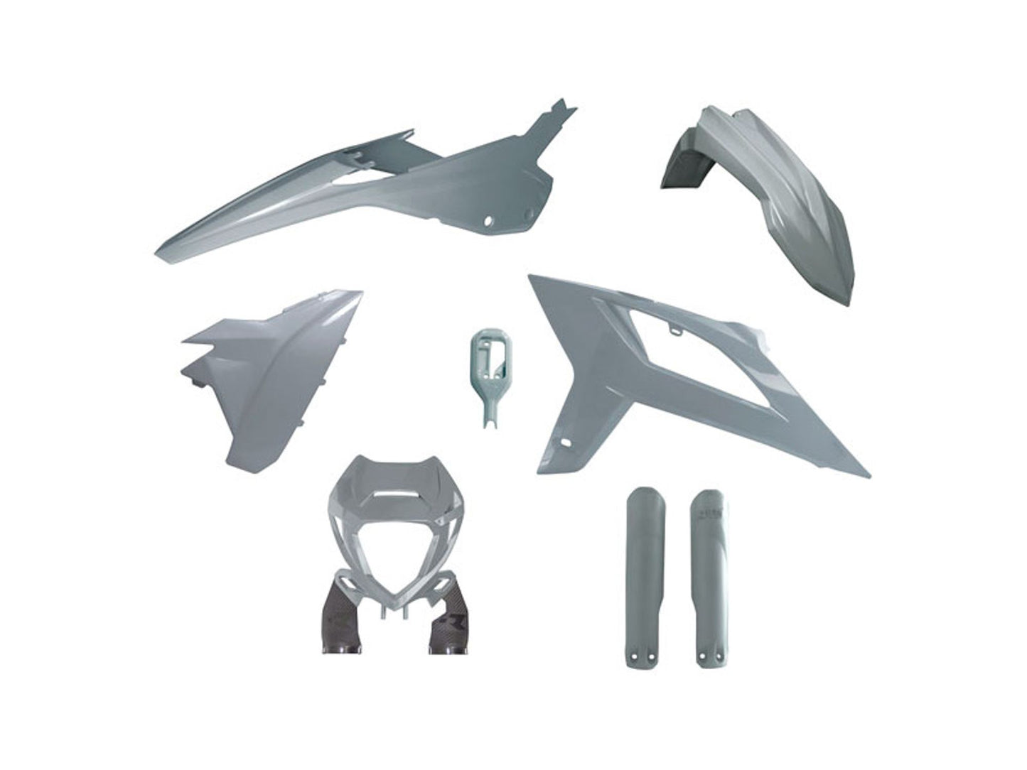 Kit Plastiche Racetech BETA RR 125/200/250/300/350/390/430/480 CON PARASTELI 2020-2022 Kit GRIGIO QUANTUM