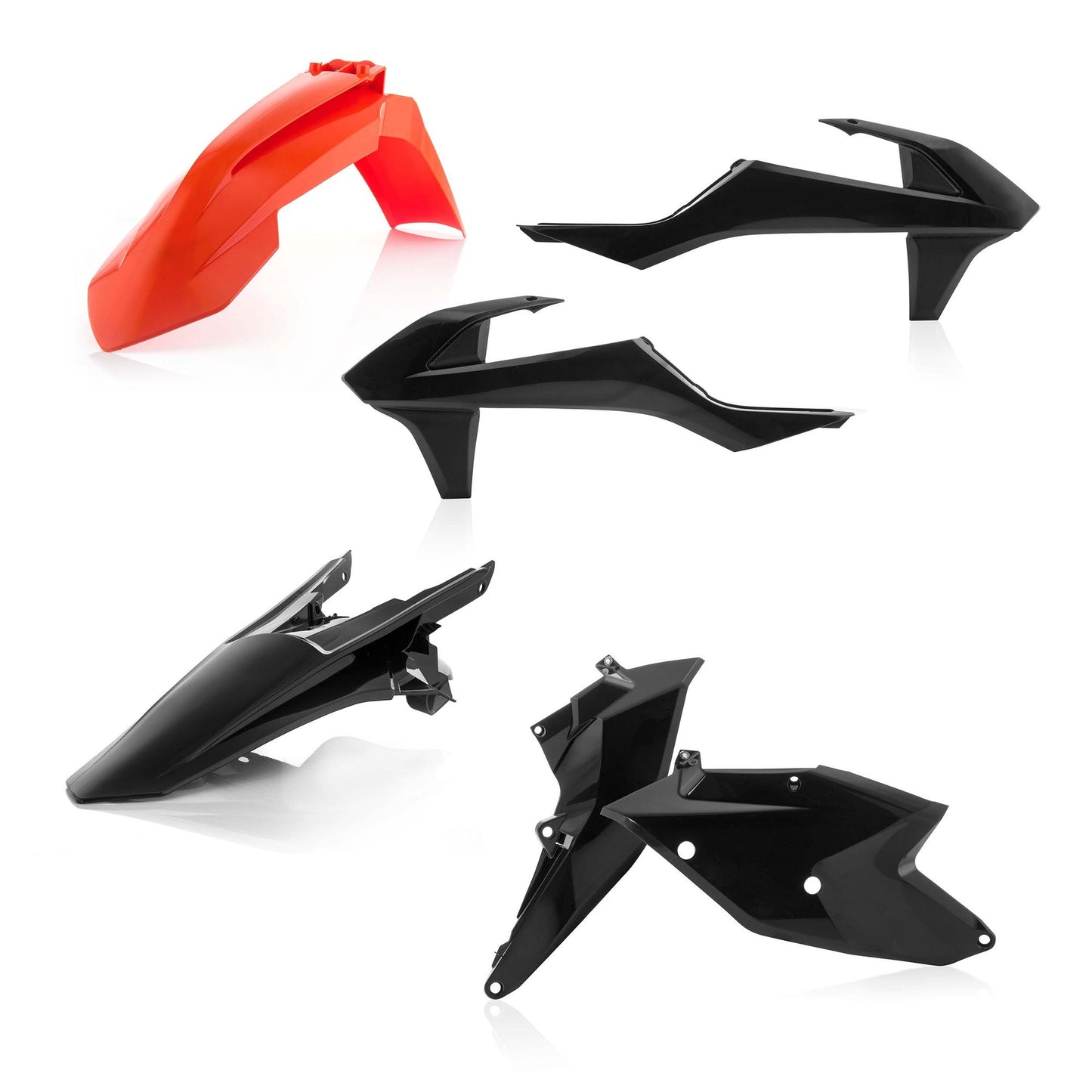 KIT PLASTICHE KTM SX/SXF 16 (NO SX 250) ACERBIS NERO/ARANCIONE