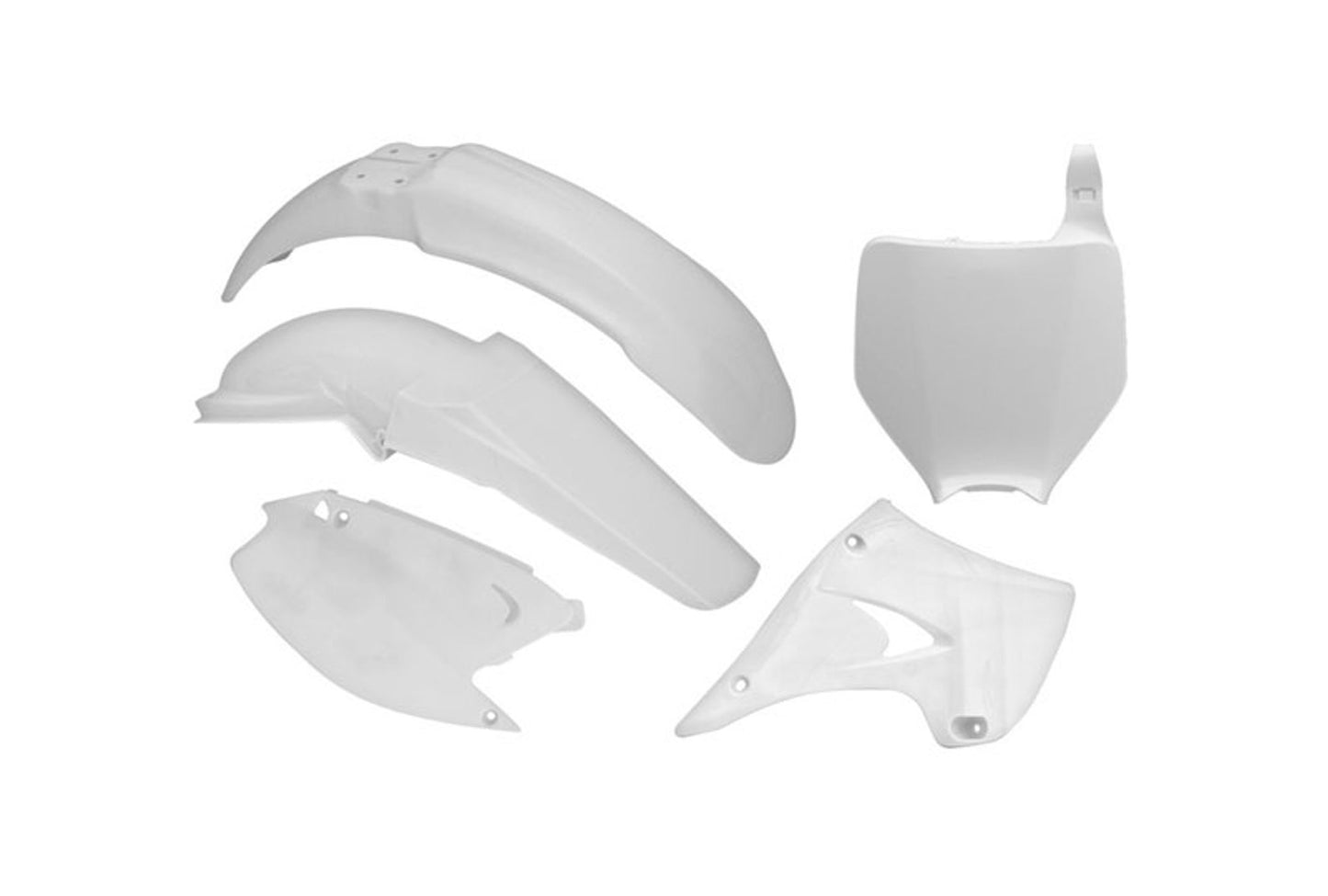 Kit Plastiche Racetech KAWASAKI KX 125/250 2003-2008 Kit BIANCO