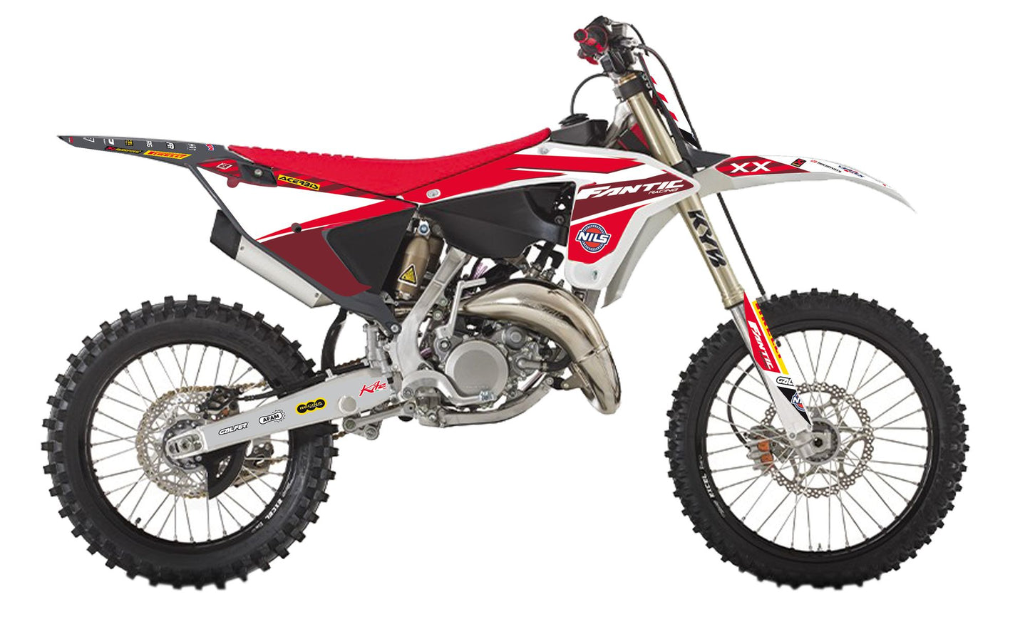 Kit Adesivi Replica Team Fantic Factory MxGP 25 Fantic XX 125 2021-2024