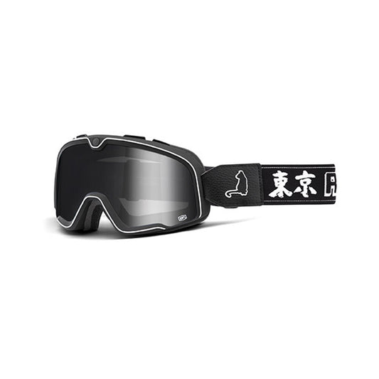 MASCHERA 100% BARSTOW ROARS JAPAN - LENTE A SPECCHIO ARGENTO
